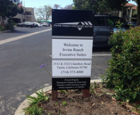Leasing Office Signs Orange County