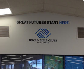 Wall Graphics for boys and girls clubs in Orange County