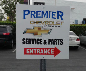 Auto repair signs for Orange County