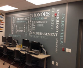 Wall graphics for schools in Orange County