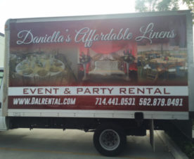 Box Truck Wraps for Linen and Uniform Businesses in Orange County