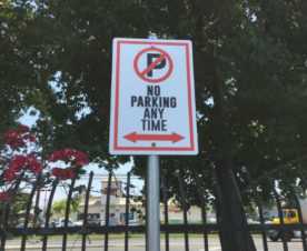 No Parking Signs for Warehouses in Orange County CA