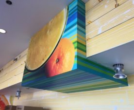 Restaurant wall graphics and murals in Orange County CA