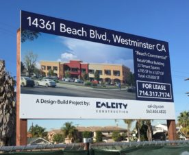 Commercial Property For Lease Signs for Construction Companies