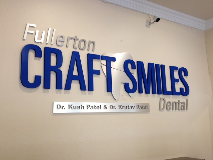 lobby sign fullerton dentist