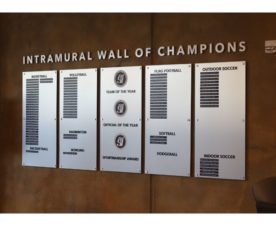 Intramural Wall of Fame for Schools in Orange County CA