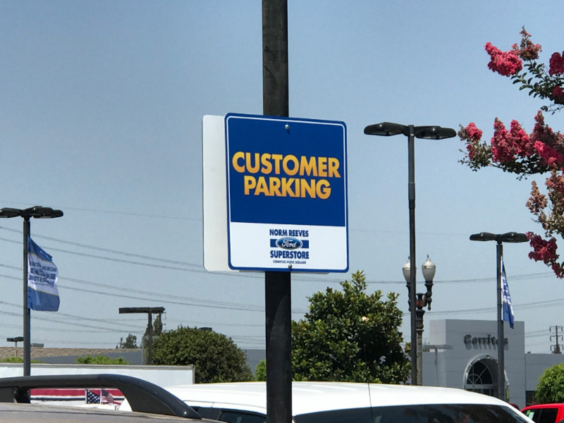 Double Sided Parking Signs