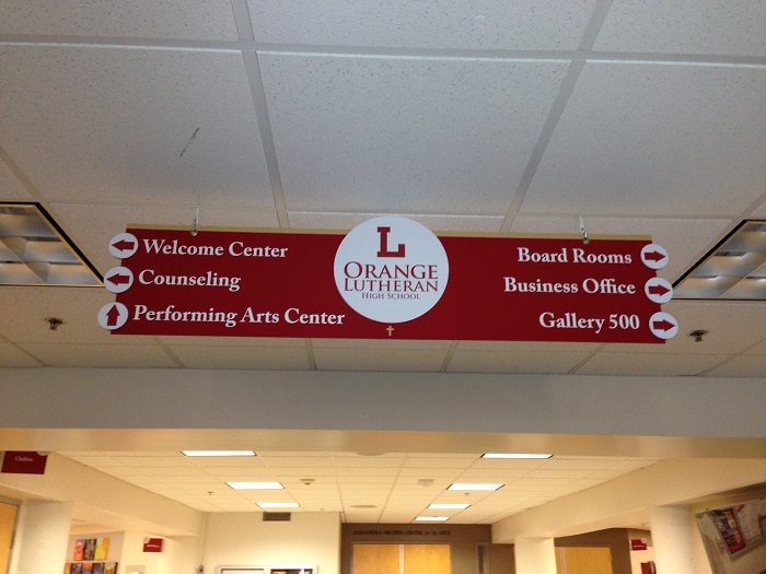 Hanging Directional Signs