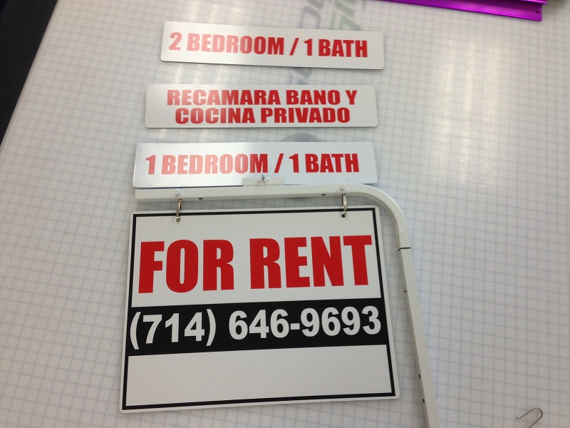 For Rent Signs