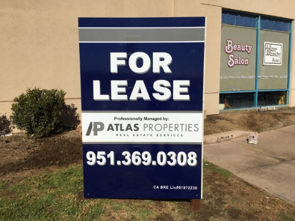 Commercial for Lease Sign