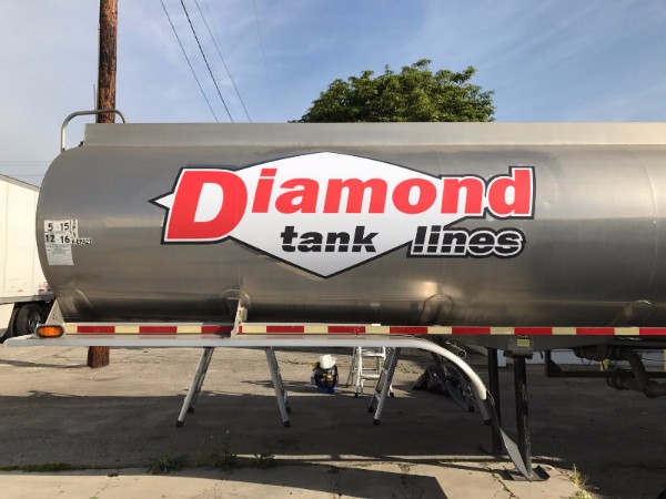 Tanker Decals Installed