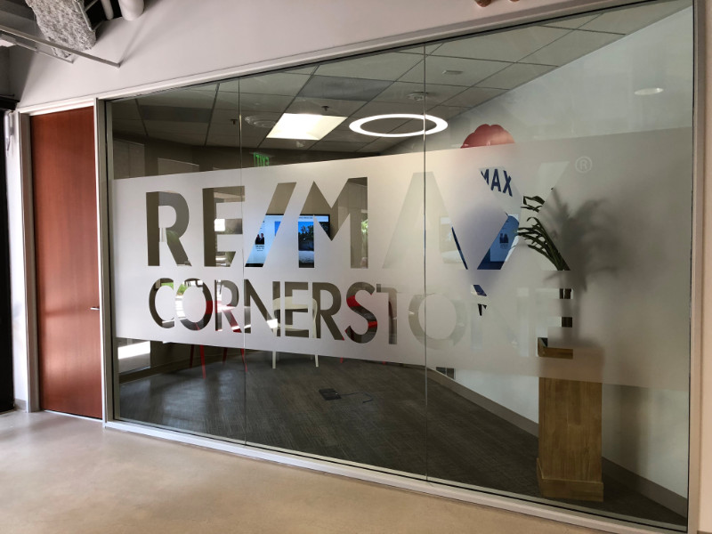 Frosted Vinyl Glass Graphics