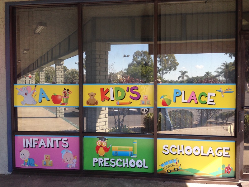 preschool window graphics