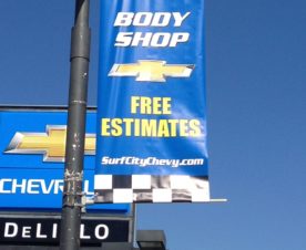 auto dealer pole banners