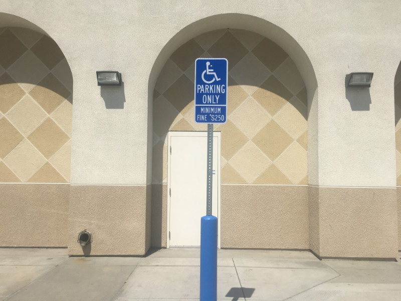 handicapped parking signs