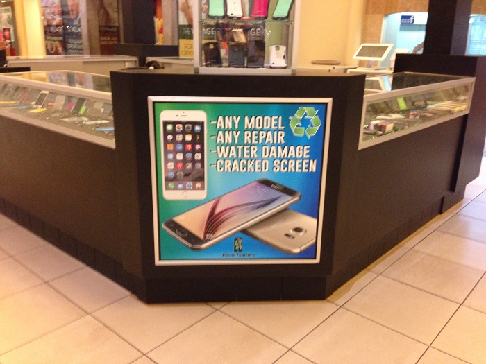 mall cart signs