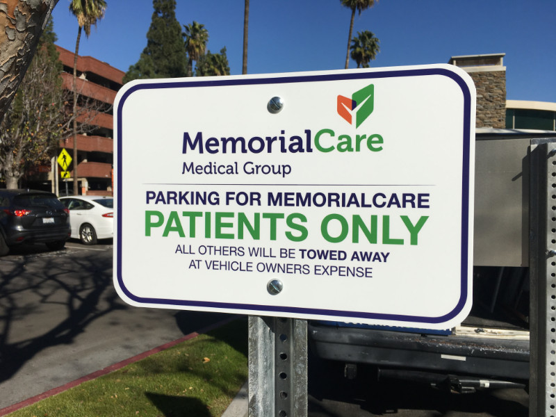 custom parking signs