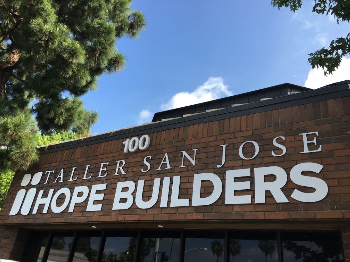acrylic building lettering in anaheim