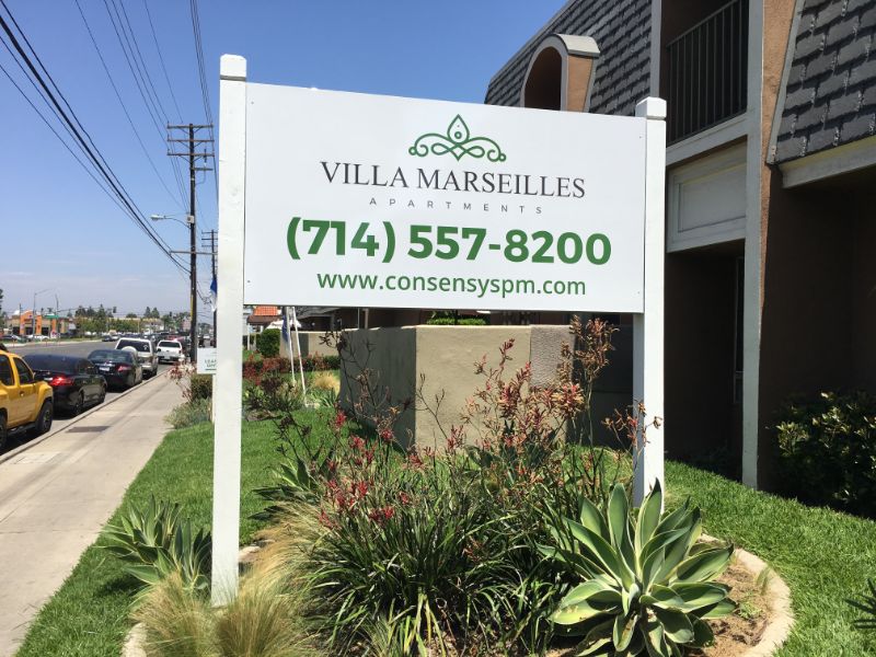 Apartment Complex Signage | Santa Ana CA | Whittier CA
