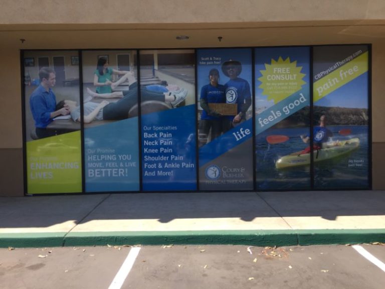 Storefront SeeThrough Window Graphics Tustin CA