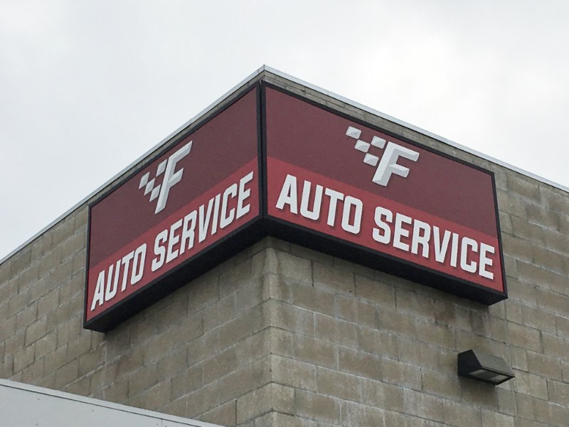 auto repair signs