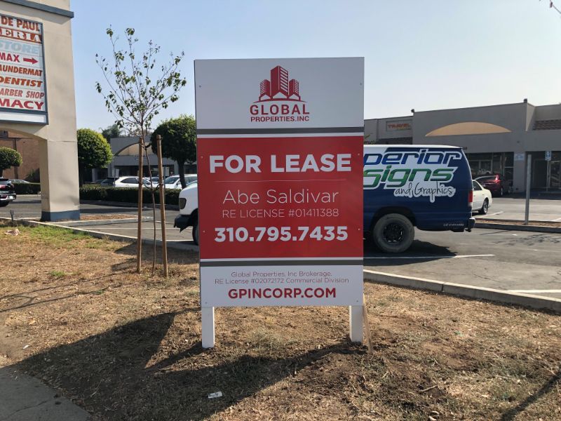 Commercial Real Estate Signs in La Habra CA