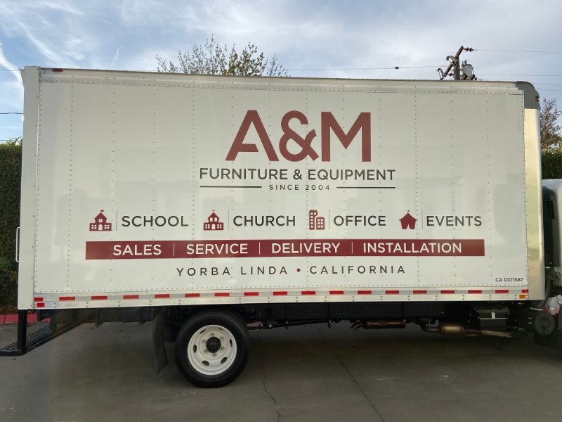 Box Truck Graphics in Yorba Linda CA