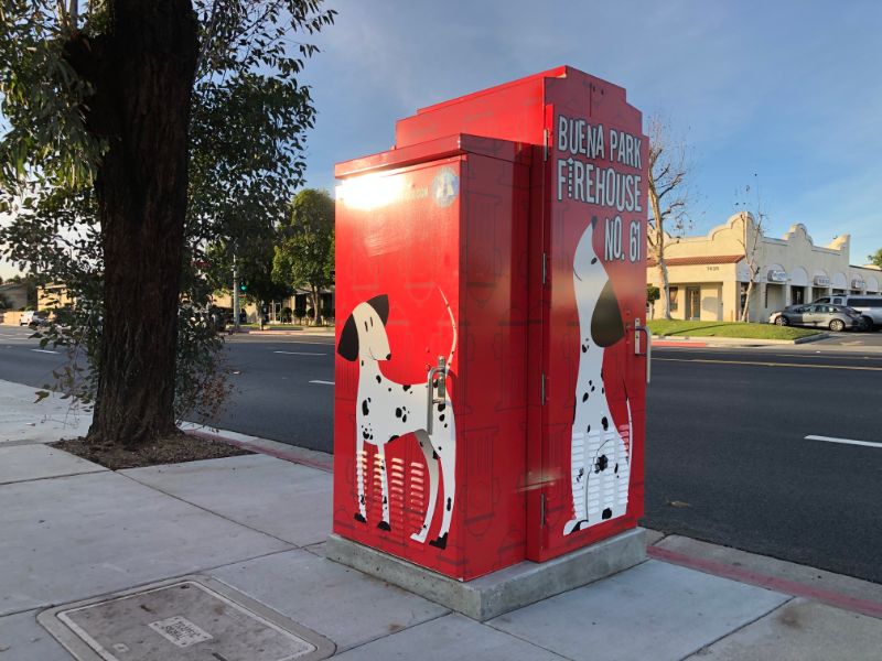 Electrical Box Vinyl Wraps for Cities in Orange County CA