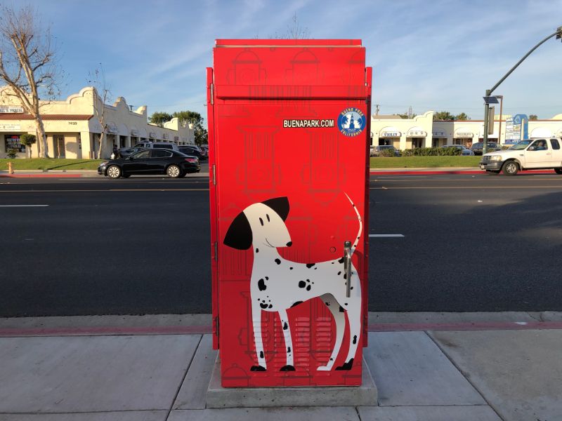 Vinyl wraps for electrical boxes in Buena Park CA