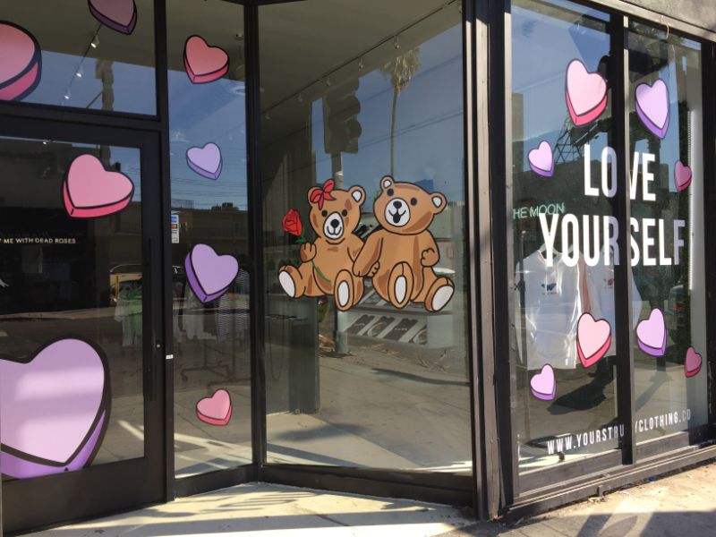 Window Graphics in Los Angeles CA for Retail Stores