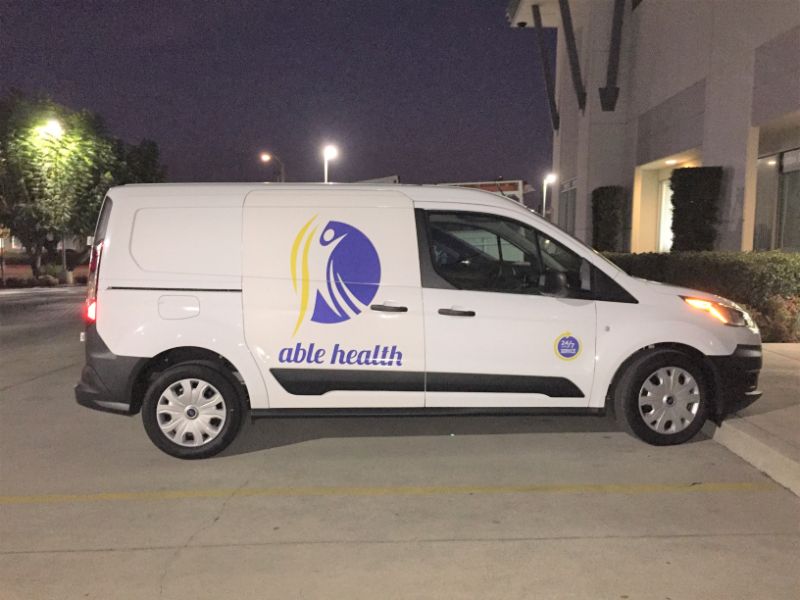 Ford Transit Connect Van Graphics in Garden Grove CA