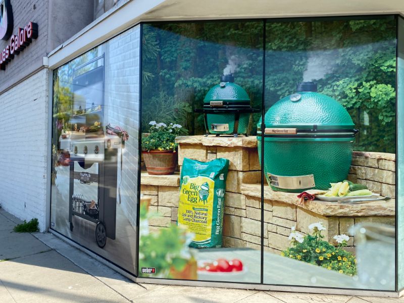 Perforated Window Graphics in Los Angeles CA