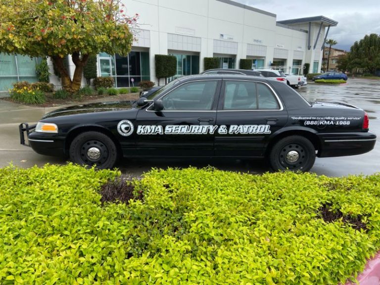 Security Patrol Vehicle Vinyl Graphics and Lettering in Huntington Beach CA