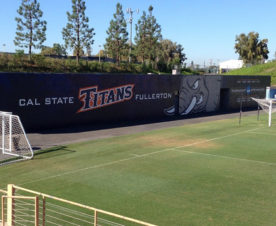 Wall Wraps for College Stadium in Orange County CA