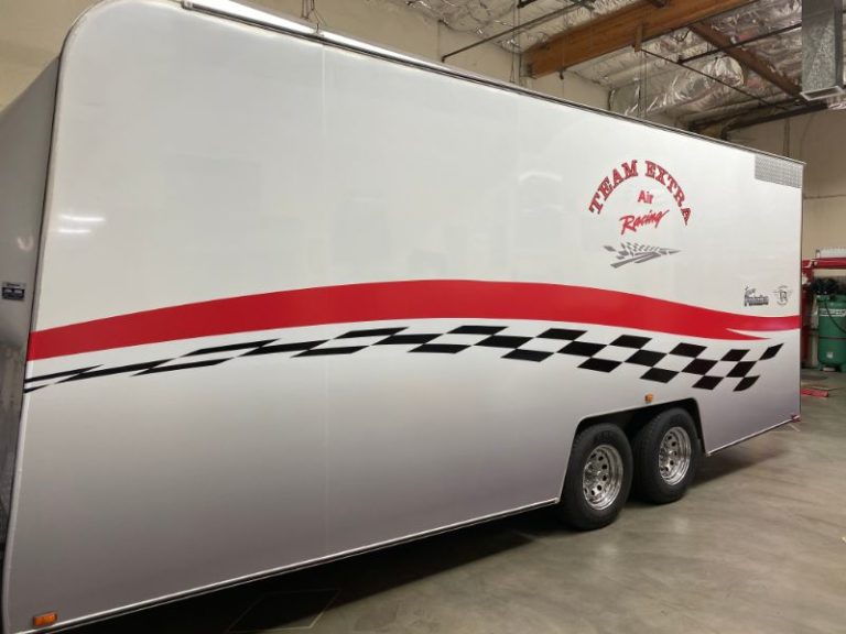 Yes, We Can Add Custom Graphics for Cargo Trailers!