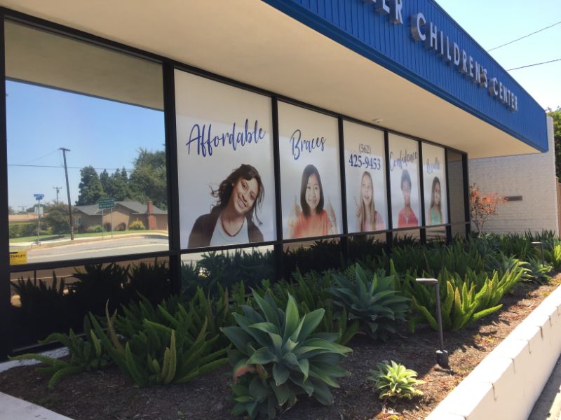 Non-Profit Window Graphics in Long Beach CA