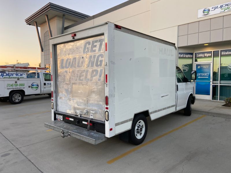Plumber's Box Truck Wrap in Fullerton CA