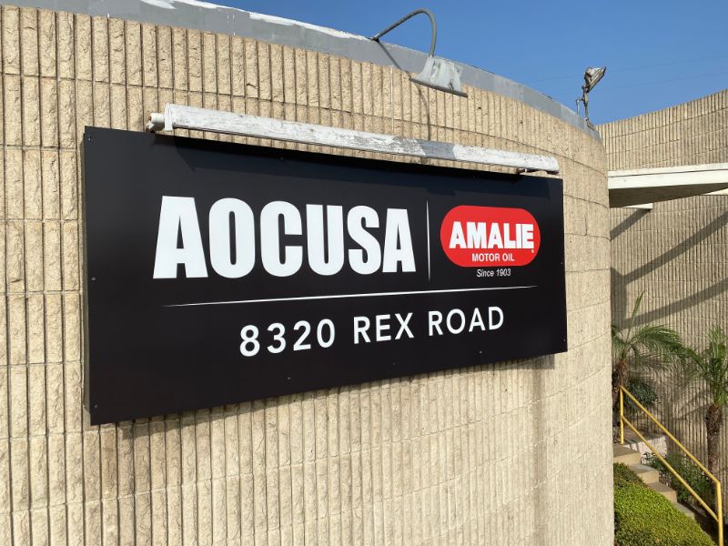 Rebrand with new building signs in Los Angeles CA