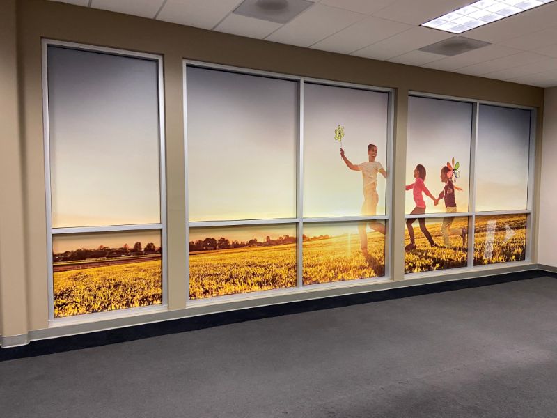 Corporate Culture Window Graphics in Los Angeles CA
