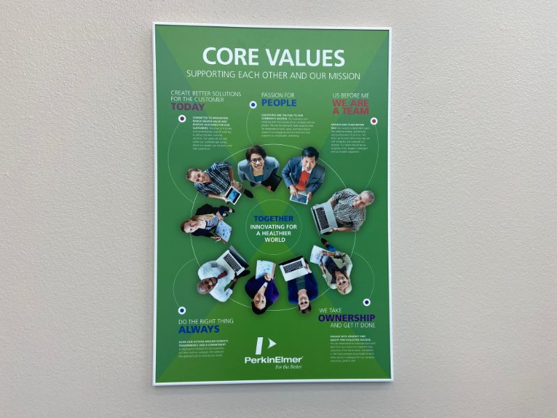 Core Values Wall Posters in Los Angeles CA