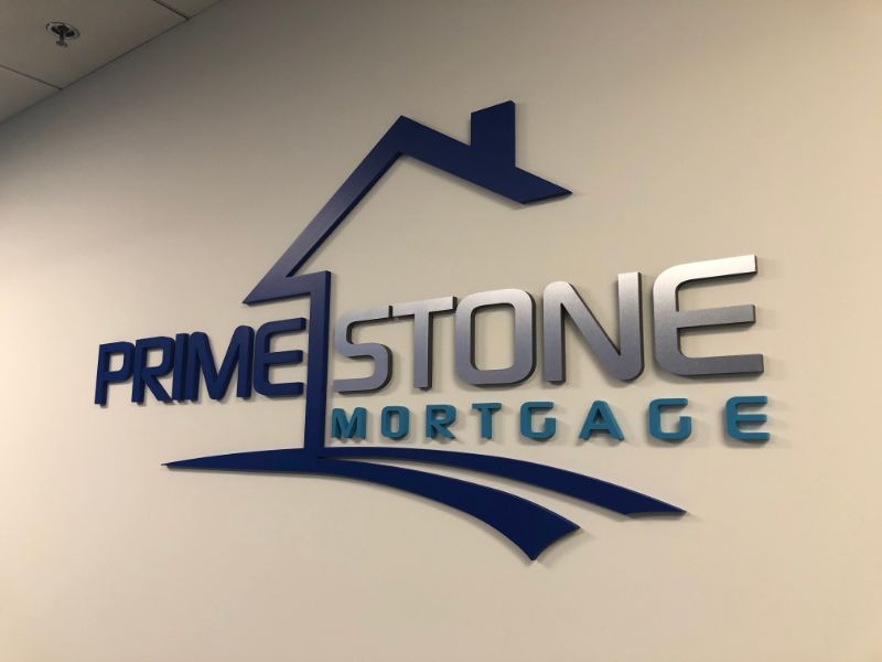 3D Letter Lobby Signs for Mortgage Companies in Irvine CA