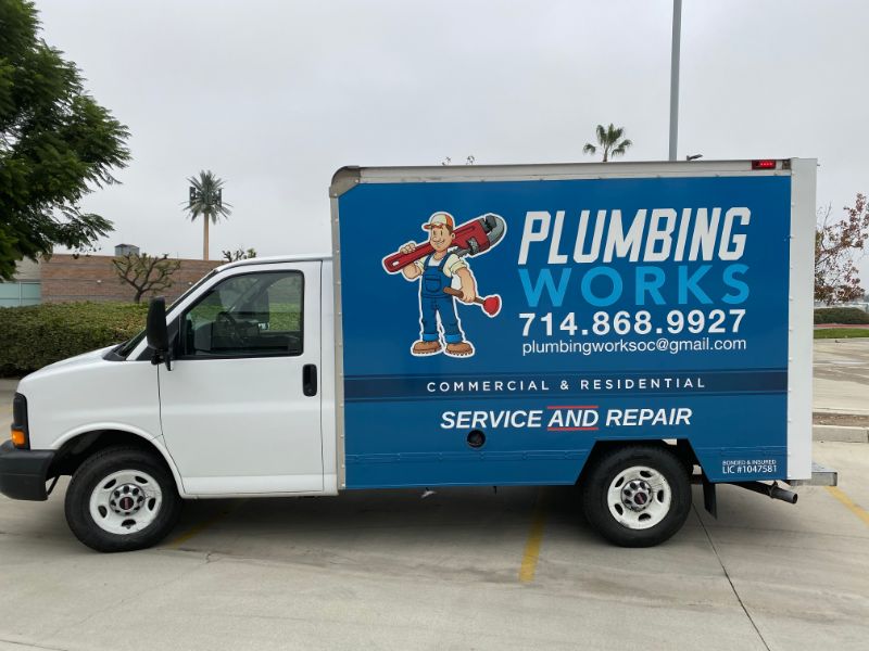Van Wraps for Plumbers in Orange County CA