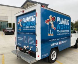Plumbing Van Wraps in Orange County CA