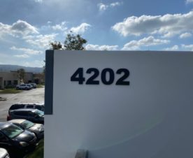 Building Address Numbers in Anaheim CA