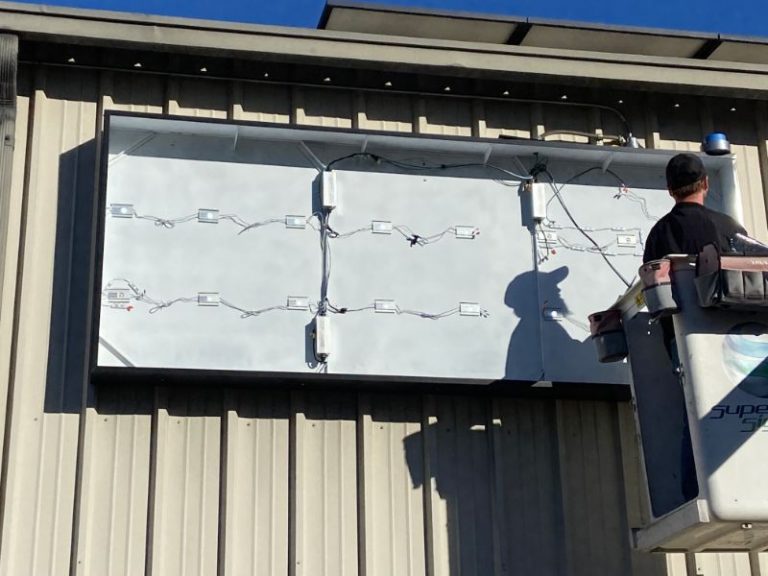 LED building sign repair in Yorba Linda CA