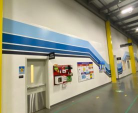 Wall Graphics for Warehouses and Distribution Centers in Los Angeles
