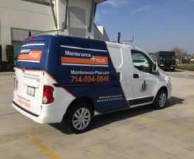 partial vehicle wraps for businesses in Fullerton
