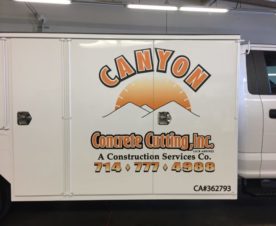 Die Cut Decals for Services Vehicle in Buena Park CA