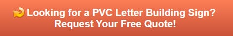 Free quote on PVC Building Letters