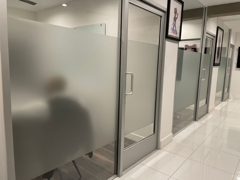 Frosted Glass Treatments in Los Angeles